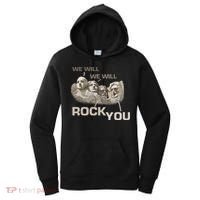 We Will Rock You Presidents Mt.Rushmore  Women's Hoodie thumb 0