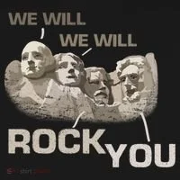 We Will Rock You Presidents Mt.Rushmore  Women's Hoodie thumb 2