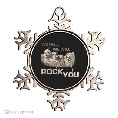 We Will Rock You Presidents Mt.Rushmore  Ornament