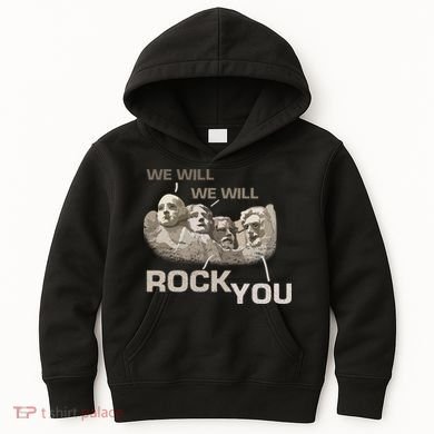We Will Rock You Presidents Mt.Rushmore  Kids Hoodie