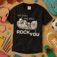 We Will Rock You Presidents Mt.Rushmore  Kids T-Shirt thumb 3
