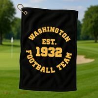 Washington Est. 1932 Football Team Golf Towel thumb 1