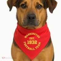 Washington Est. 1932 Football Team USA-Made Doggie Bandana thumb 1