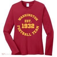 Washington Est. 1932 Football Team Women's Long Sleeve Shirt thumb 0