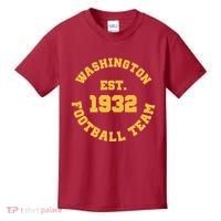 Washington Est. 1932 Football Team Kids T-Shirt thumb 0