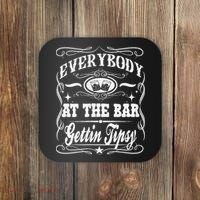 Women Everybody At The Bar Getting Tipsy Double Gift Coaster thumb 0