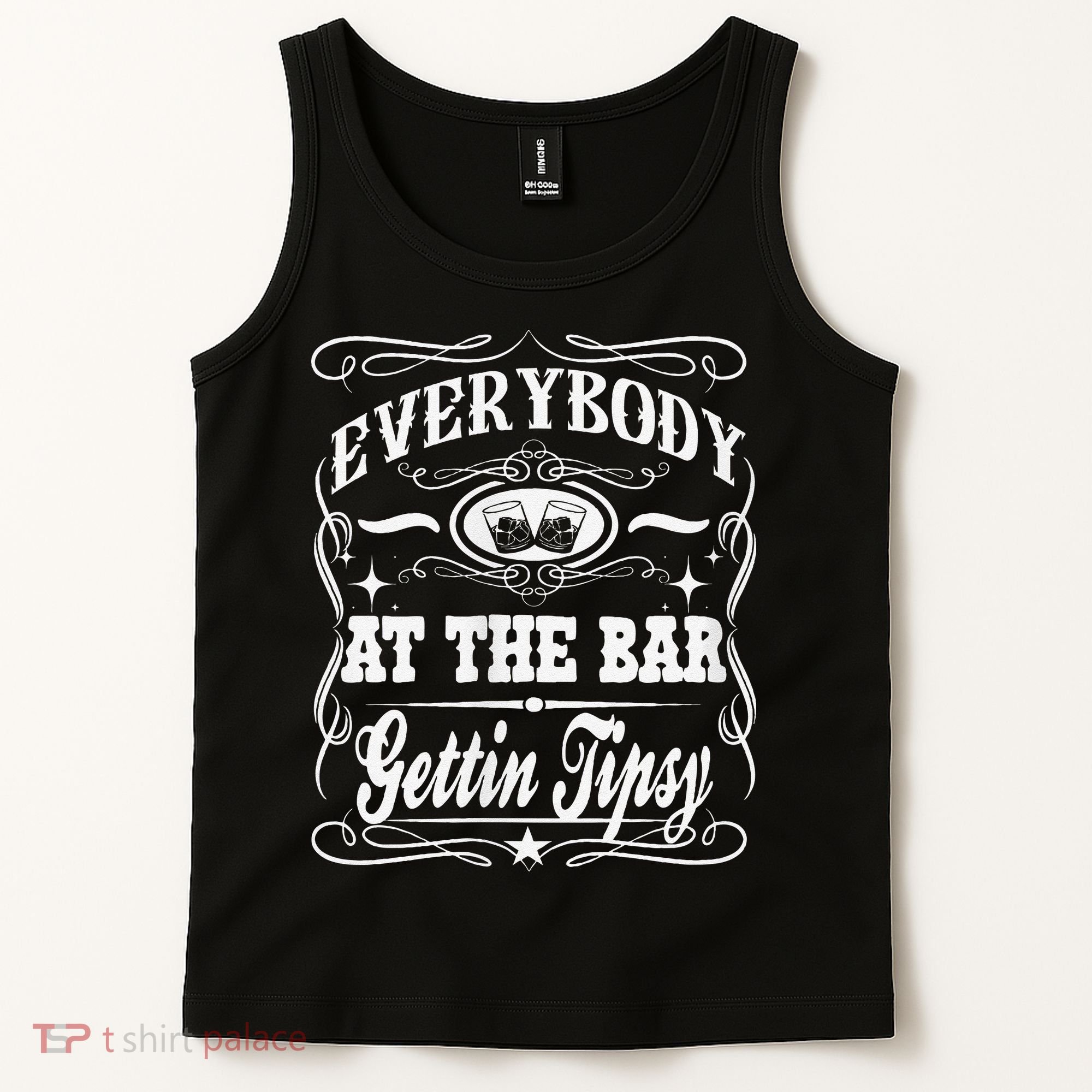Women Everybody At The Bar Getting Tipsy Double Gift Tank Top