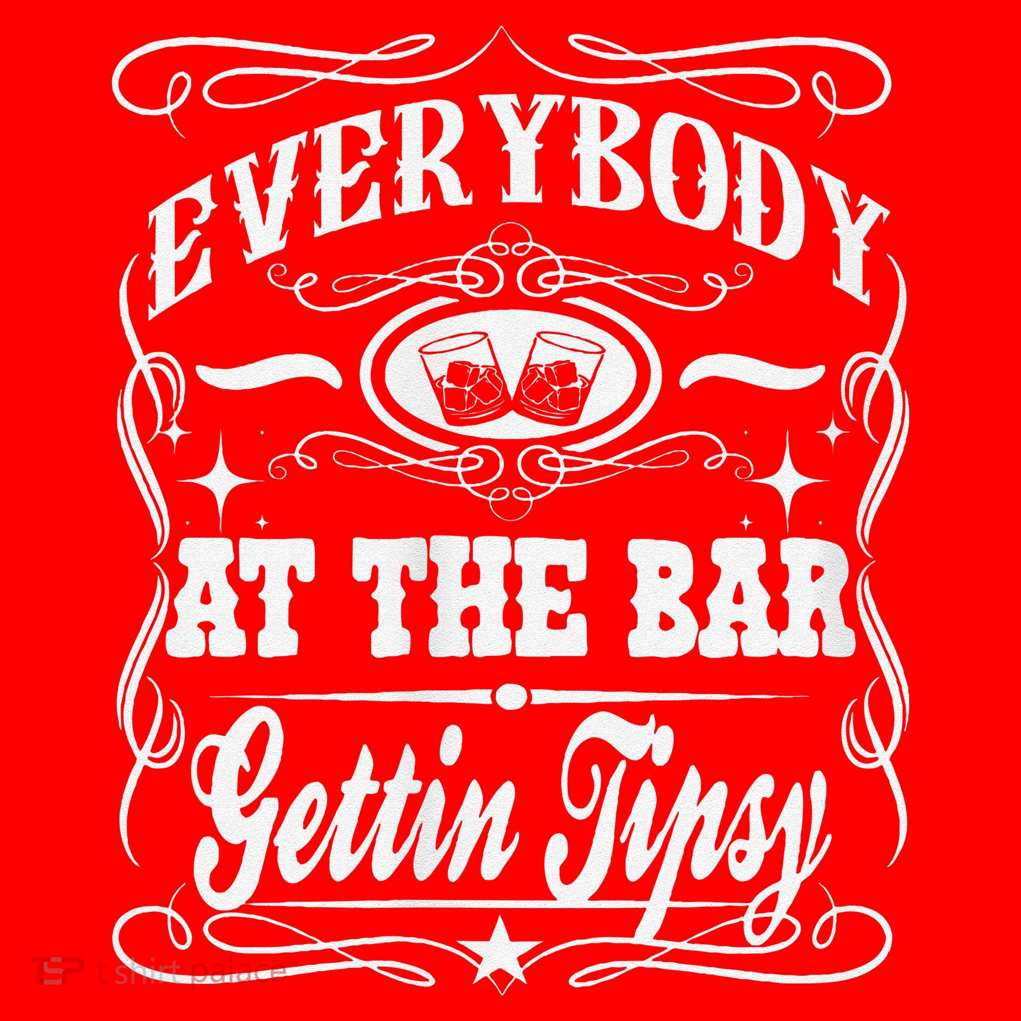 Women Everybody At The Bar Getting Tipsy Double Gift Santa Hat