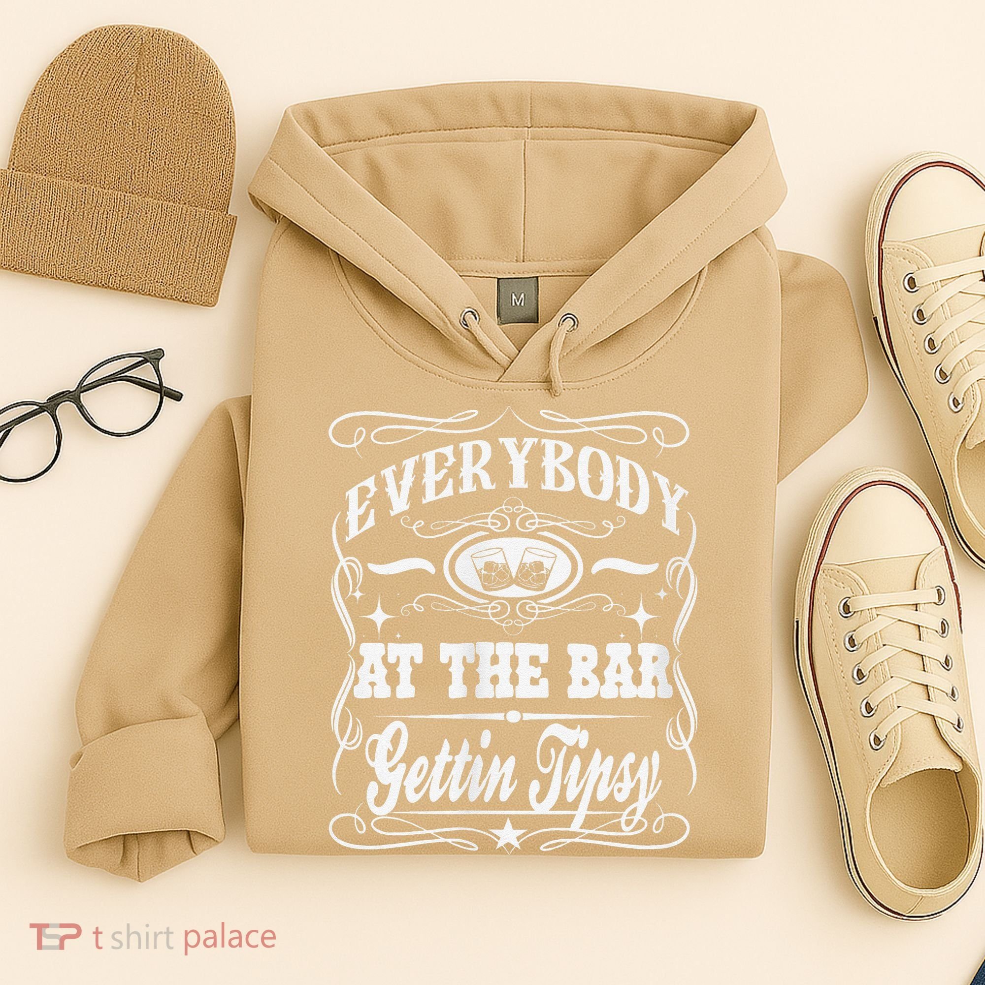 Women Everybody At The Bar Getting Tipsy Double Gift Hoodie