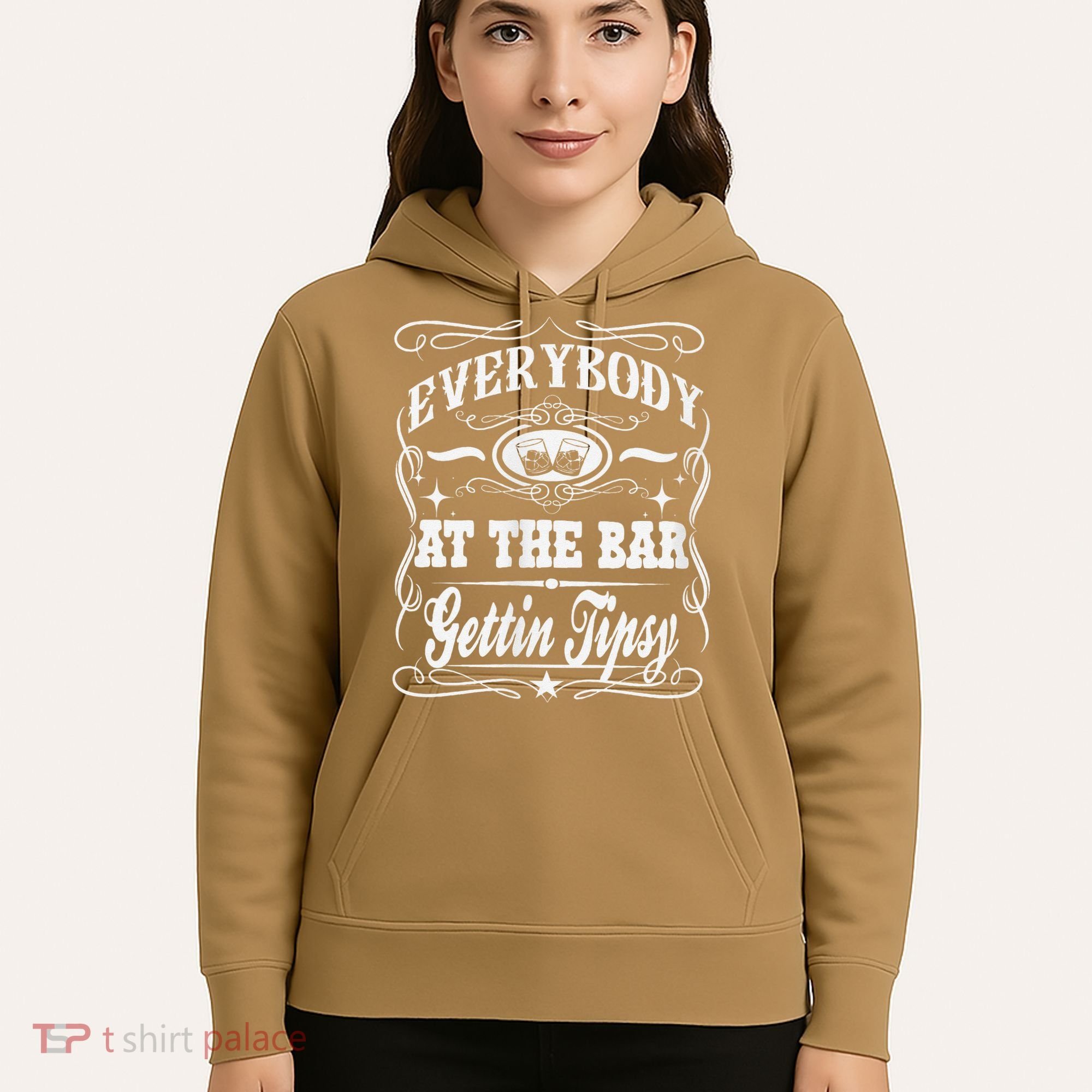 Women Everybody At The Bar Getting Tipsy Double Gift Hoodie
