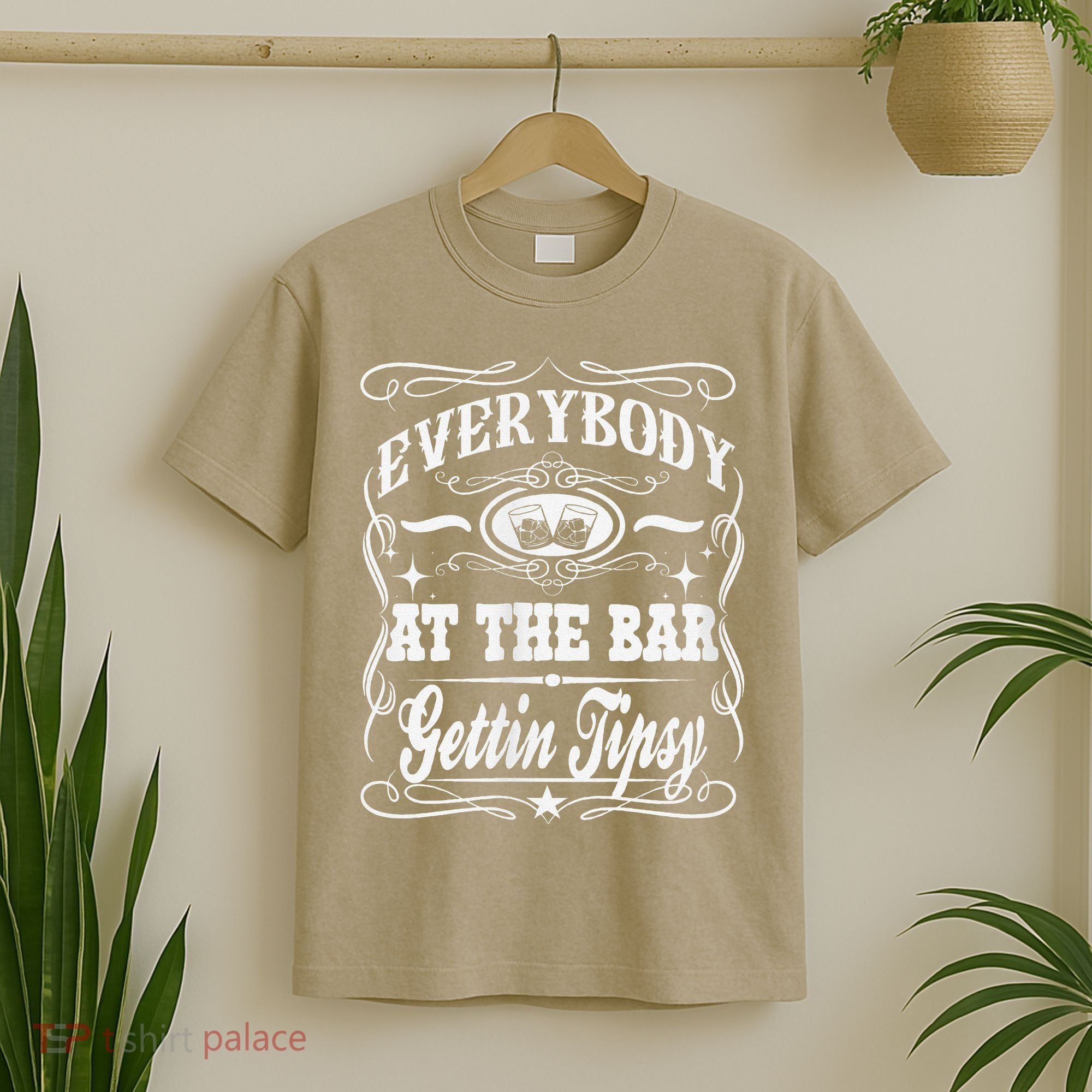 Women Everybody At The Bar Getting Tipsy Double Gift T-Shirt
