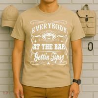 Women Everybody At The Bar Getting Tipsy Double Gift T-Shirt thumb 6