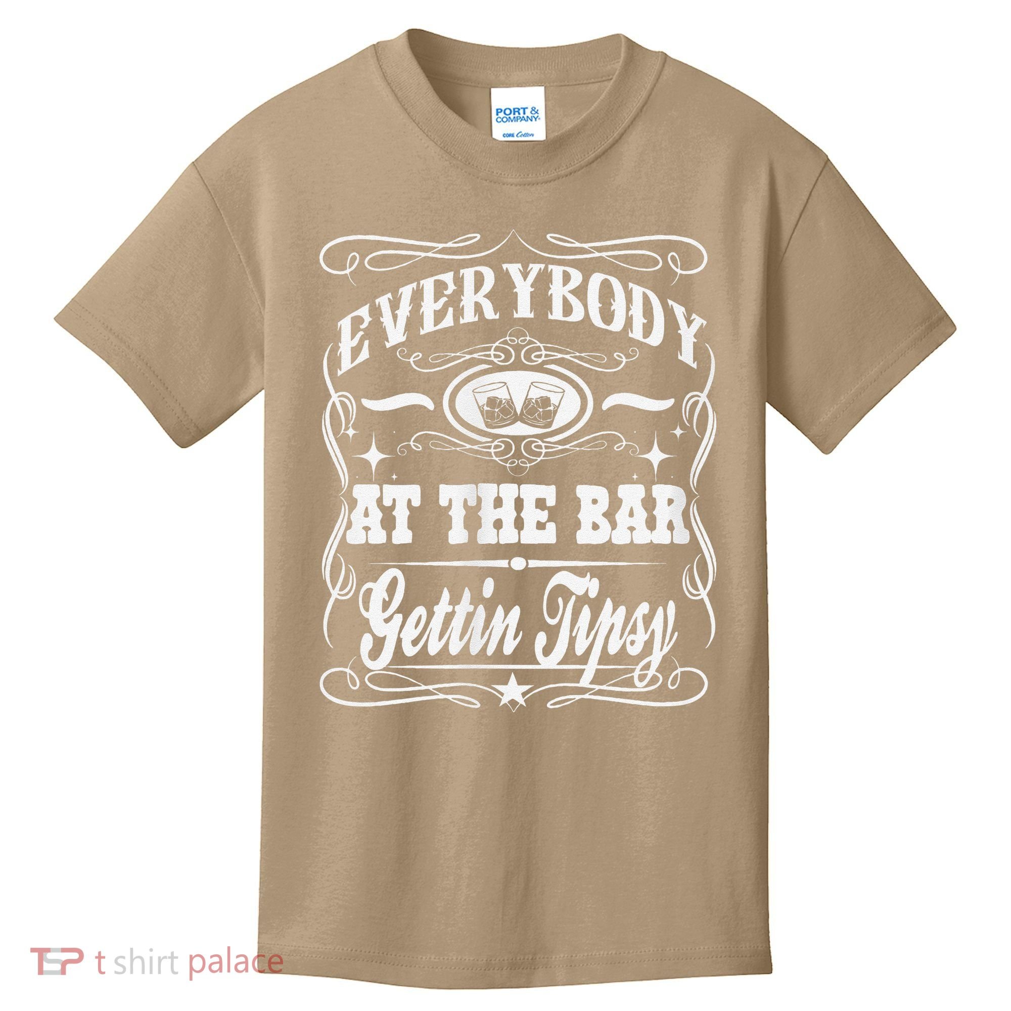 Women Everybody At The Bar Getting Tipsy Double Gift Kids T-Shirt