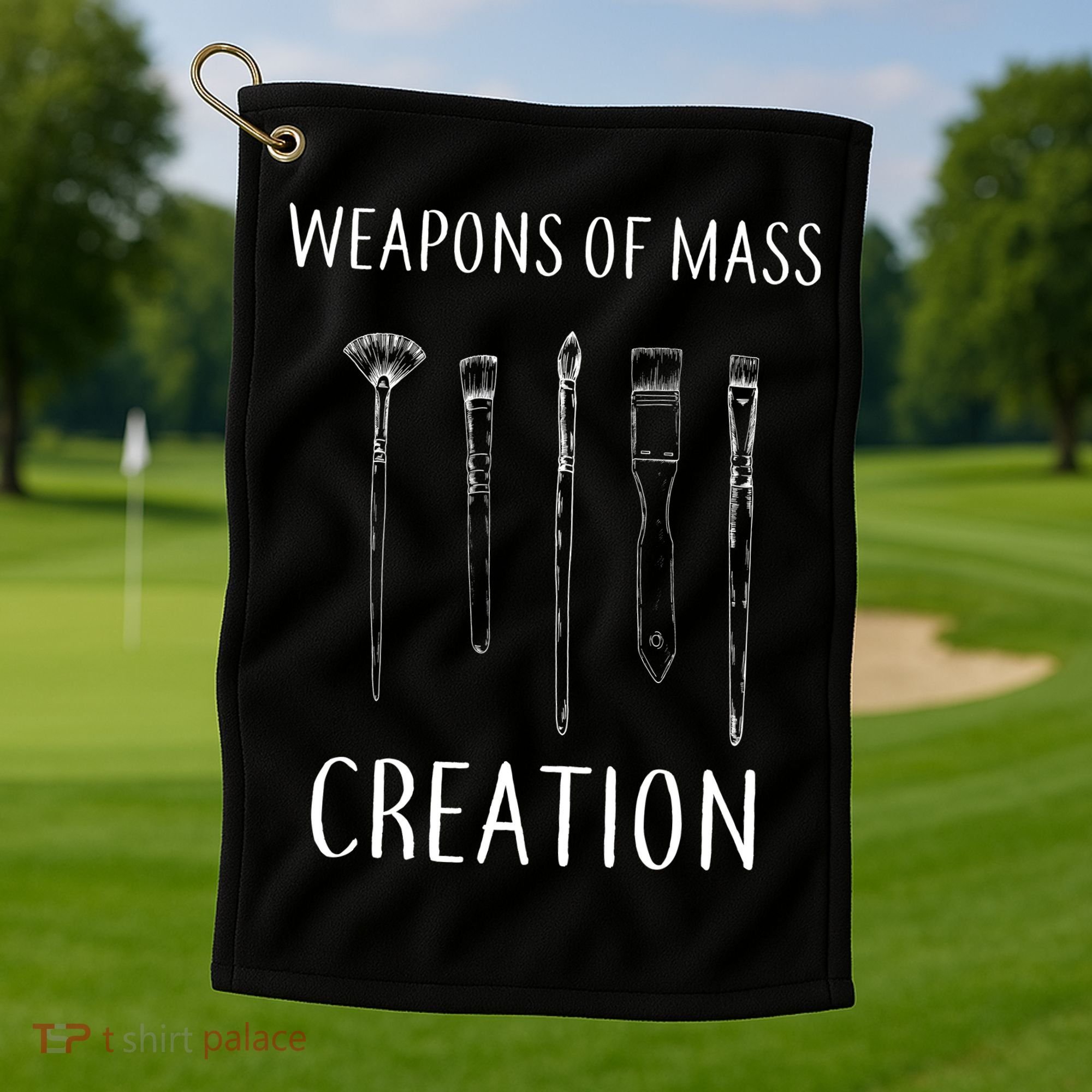 Weapons Of Mass Creation Golf Towel