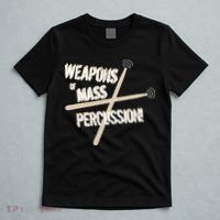 Weapons Of Mass Percussion Funny Drum Drummer Music Band  T-Shirt thumb 5