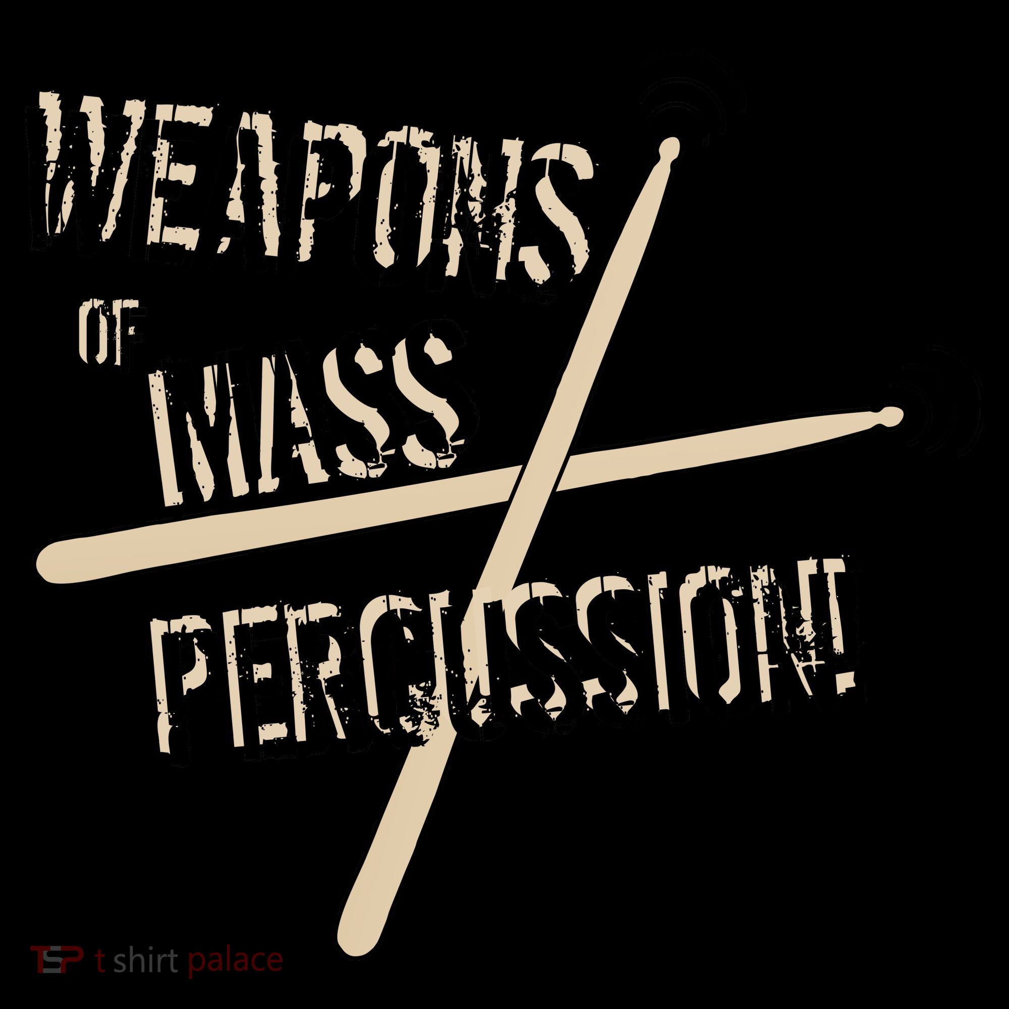 Weapons Of Mass Percussion Funny Drum Drummer Music Band  Coffee Mug