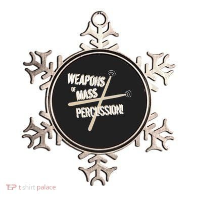 Weapons Of Mass Percussion Funny Drum Drummer Music Band  Ornament