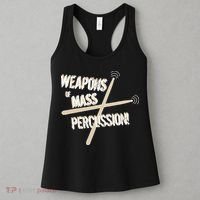 Weapons Of Mass Percussion Funny Drum Drummer Music Band  Women's Tank Top thumb 3
