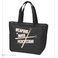 Weapons Of Mass Percussion Funny Drum Drummer Music Band  Tote Bag thumb 3