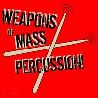 Weapons Of Mass Percussion Funny Drum Drummer Music Band  Santa Hat thumb 1