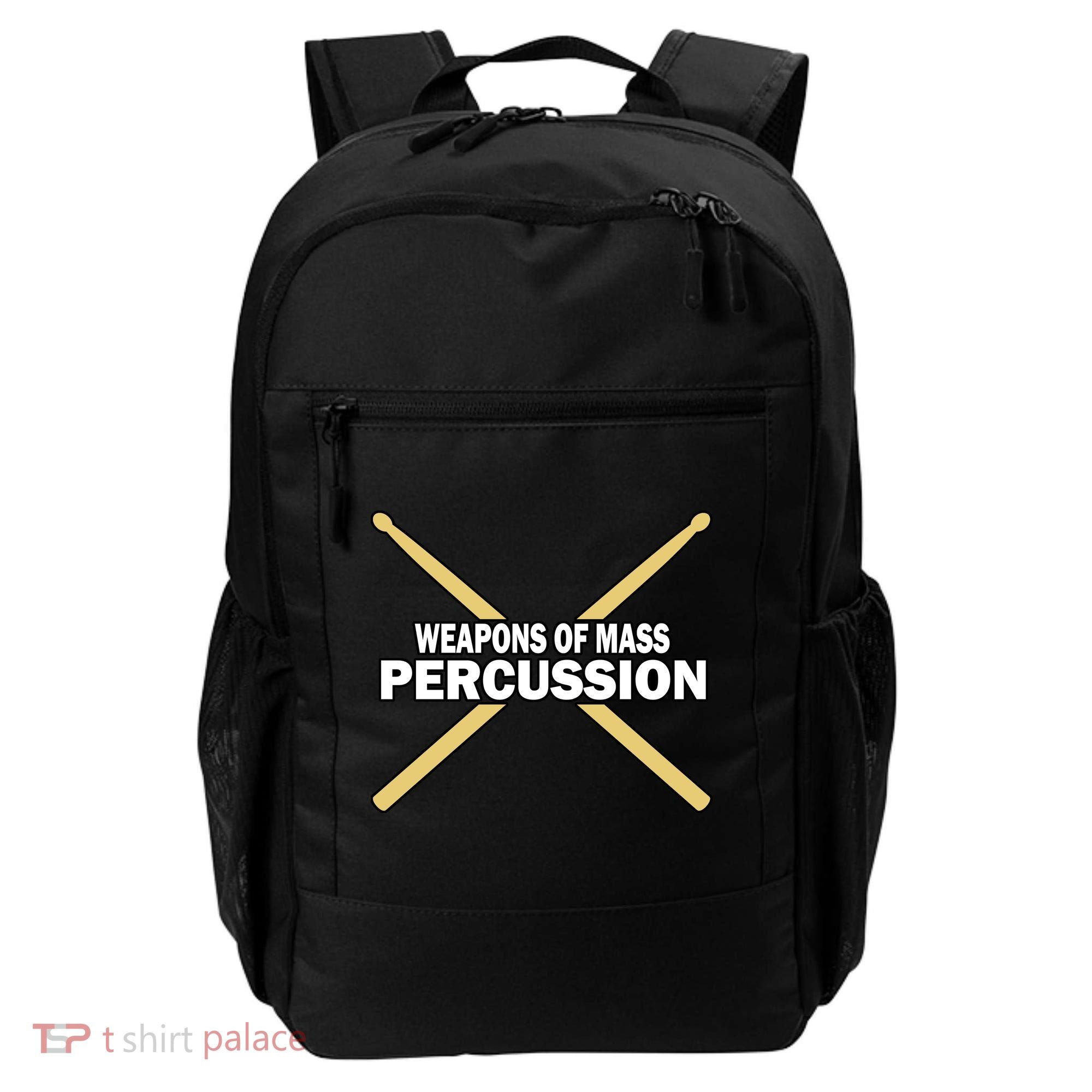 Weapons of Mass Percussion Funny Drummer Backpack