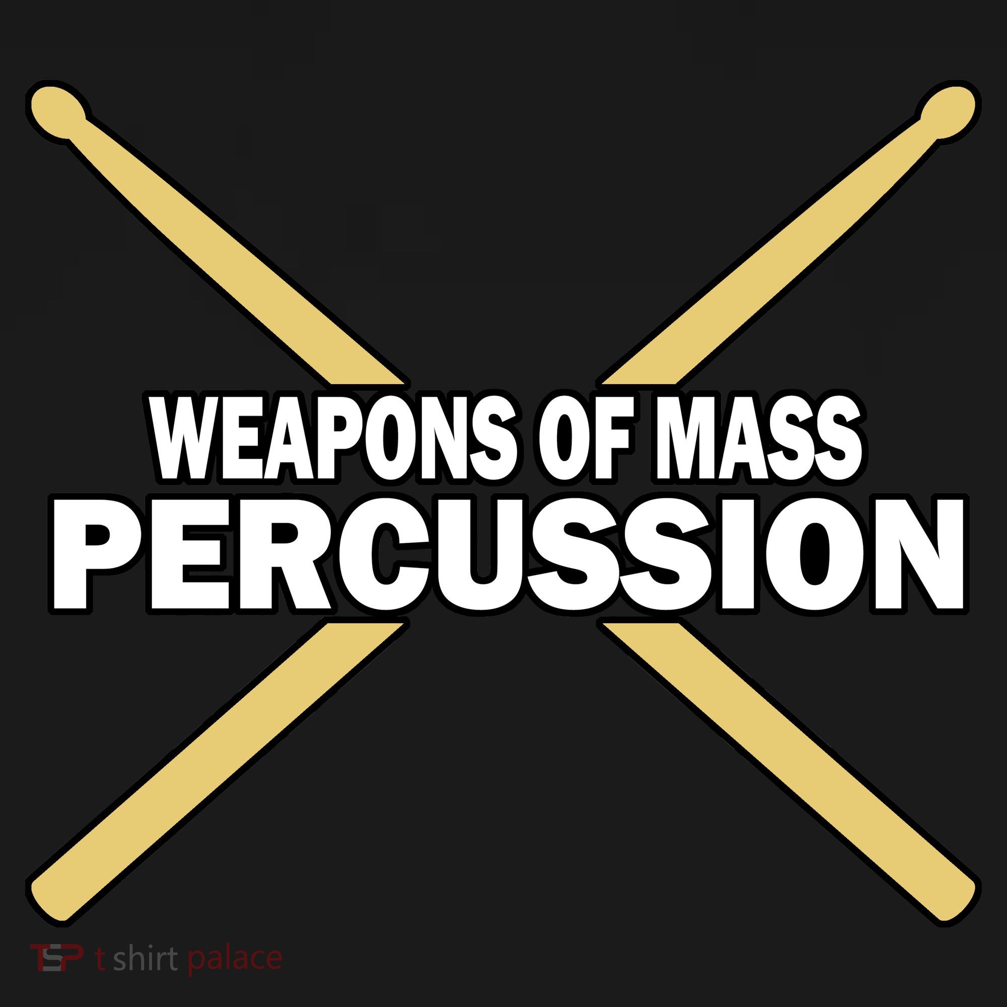 Weapons of Mass Percussion Funny Drummer Backpack