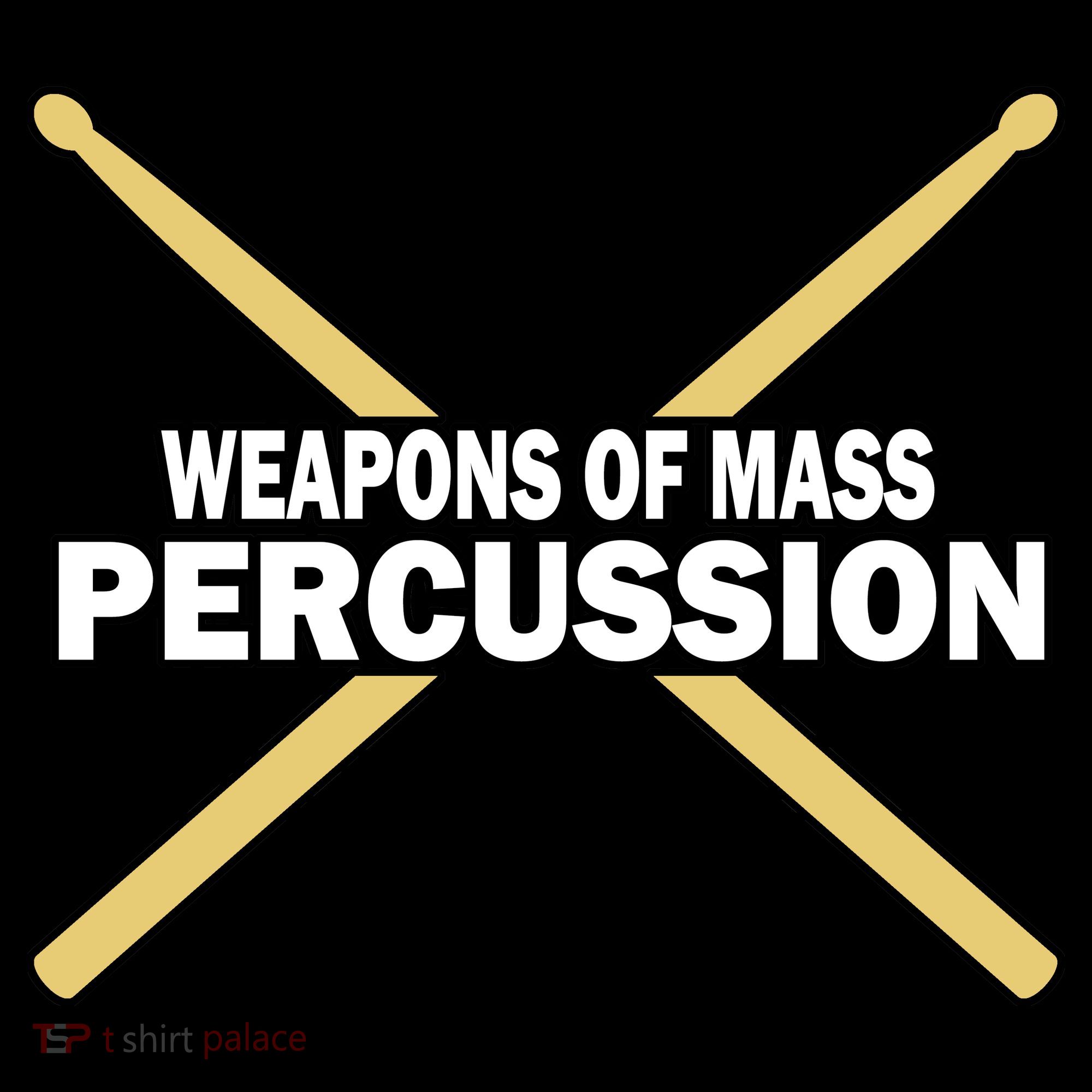 Weapons of Mass Percussion Funny Drummer Women's Tank Top