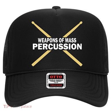 Weapons of Mass Percussion Funny Drummer Hat
