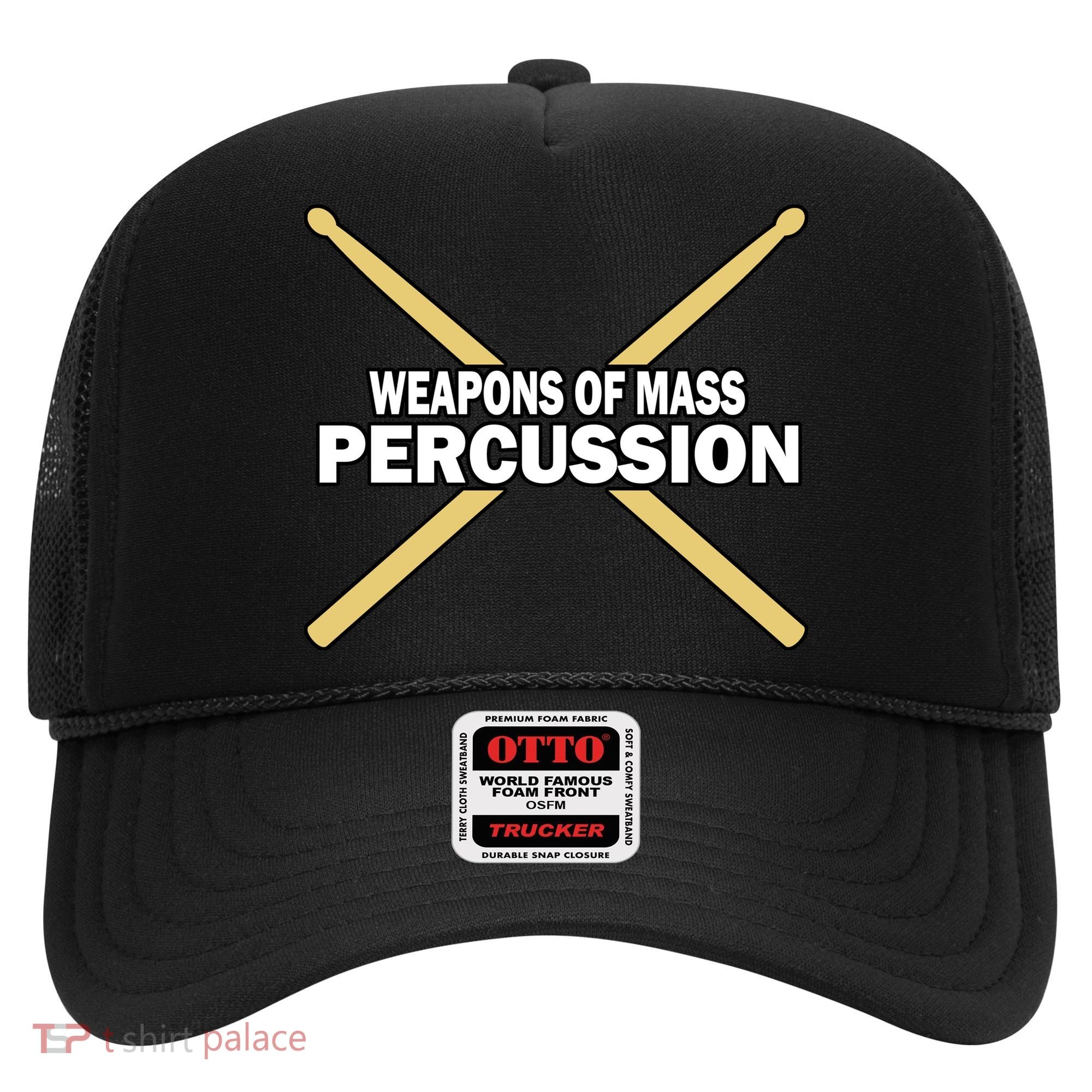 Weapons of Mass Percussion Funny Drummer Hat