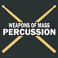 Weapons of Mass Percussion Funny Drummer Hoodie thumb 7