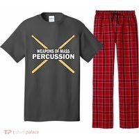 Weapons of Mass Percussion Funny Drummer Pajama Set thumb 0
