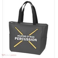 Weapons of Mass Percussion Funny Drummer Tote Bag thumb 3