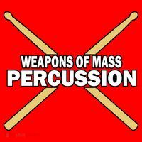 Weapons of Mass Percussion Funny Drummer Santa Hat thumb 1