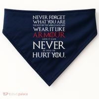 Wear It Like Armour Quote USA-Made Doggie Bandana thumb 0