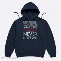 Wear It Like Armour Quote Hoodie thumb 0