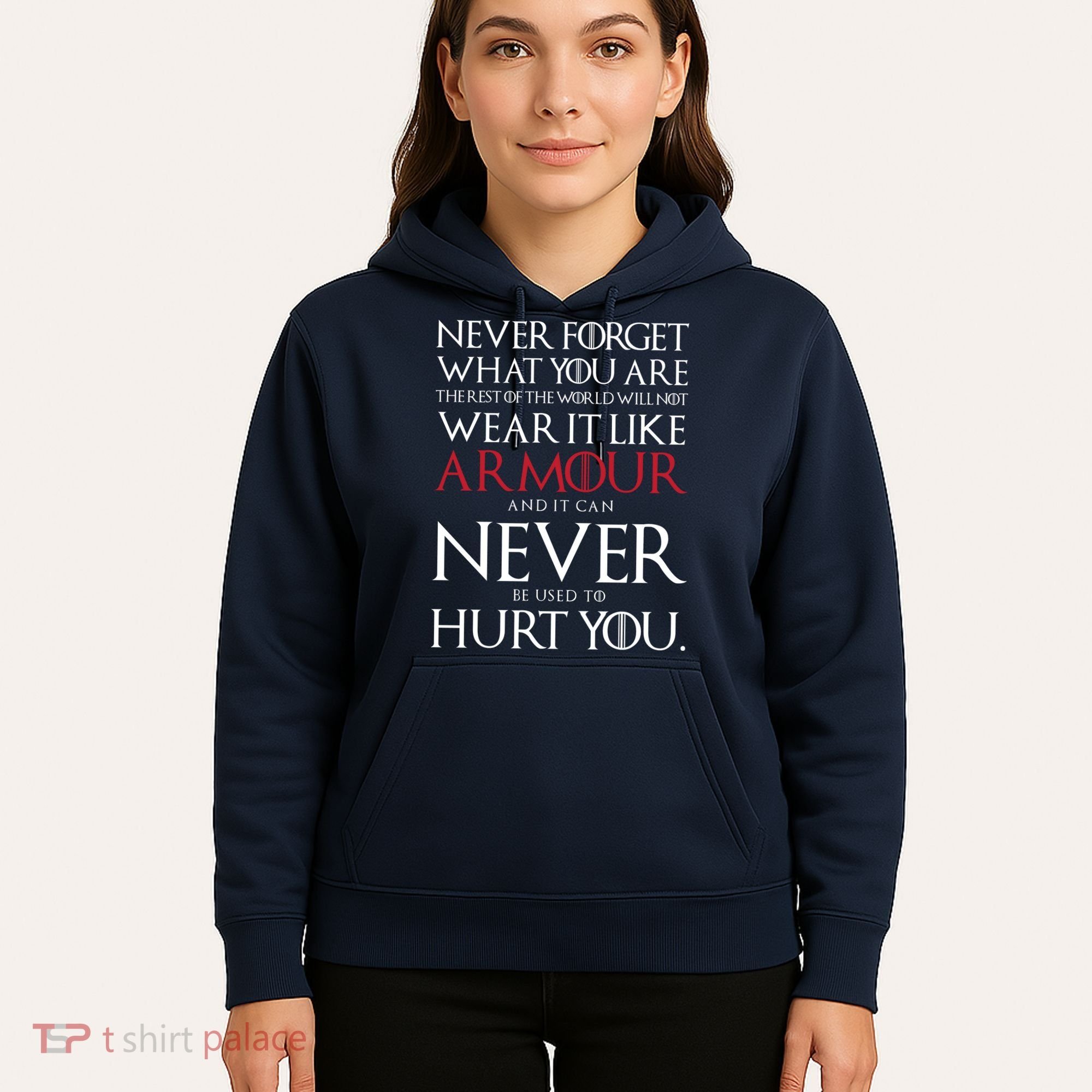 Wear It Like Armour Quote Hoodie