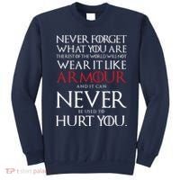 Wear It Like Armour Quote Sweatshirt thumb 0