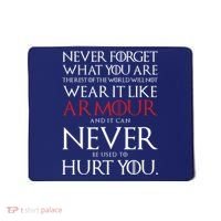 Wear It Like Armour Quote Mousepad thumb 0