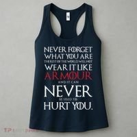 Wear It Like Armour Quote Women's Tank Top thumb 3
