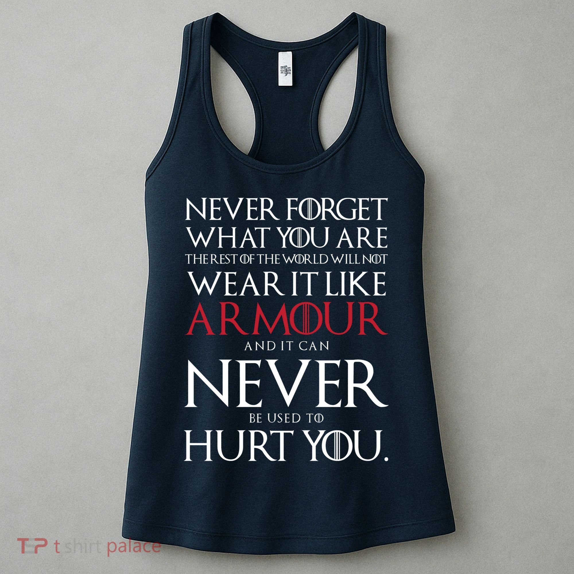 Wear It Like Armour Quote Women's Tank Top