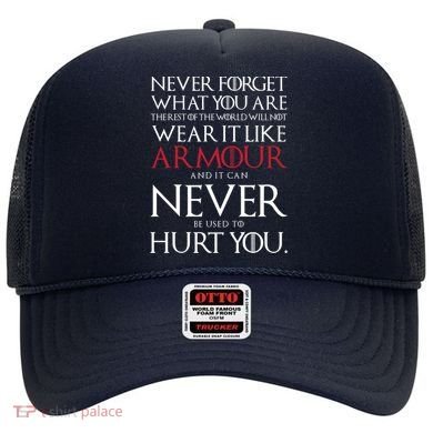 Wear It Like Armour Quote Hat