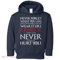 Wear It Like Armour Quote Toddler Hoodie thumb 0