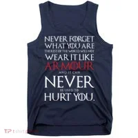 Wear It Like Armour Quote Tank Top thumb 0