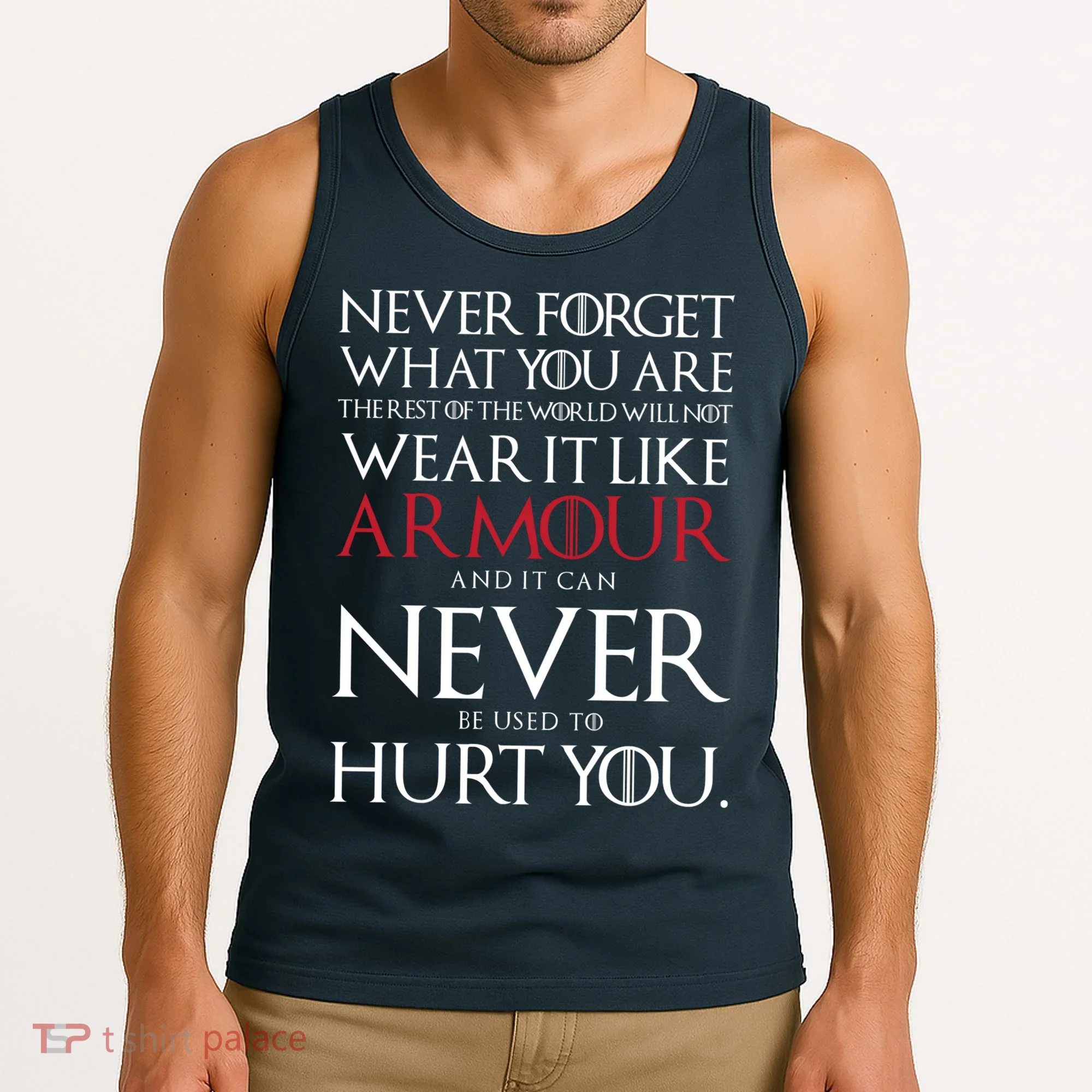 Wear It Like Armour Quote Tank Top