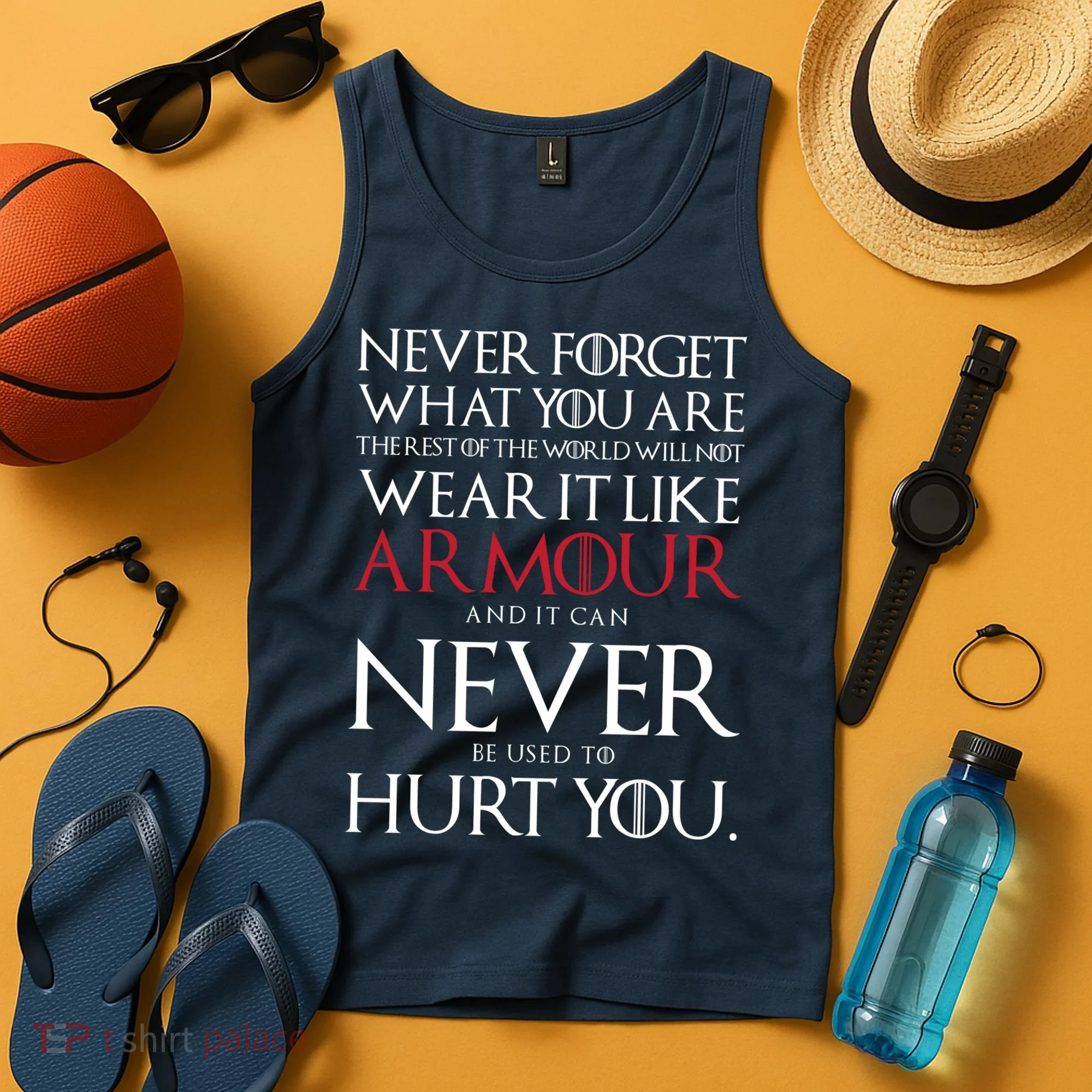 Wear It Like Armour Quote Tank Top