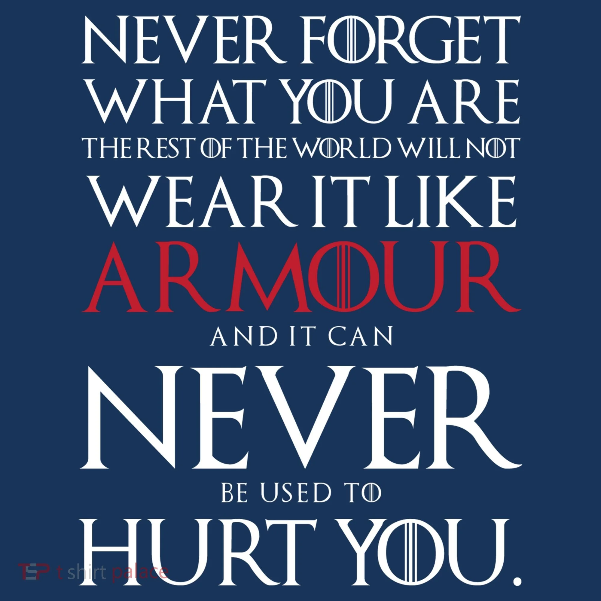 Wear It Like Armour Quote Tank Top