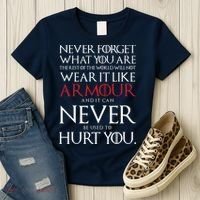 Wear It Like Armour Quote Women's T-Shirt thumb 3