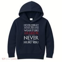 Wear It Like Armour Quote Kids Hoodie thumb 0