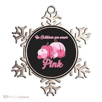 Wear Pin In October Breast Cancer Awareness Autumn Ornament