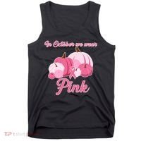 Wear Pin In October Breast Cancer Awareness Autumn Tank Top thumb 0
